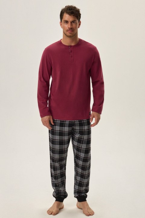 PIŻAMA MĘSKA HONOR 41919 AW24 - GRANATOWY, 3XL, 59X HENDERSON PIŻAMA MĘSKA HONOR 41919 AW24 - GRANATOWY, 3XL, 59X HENDERSON