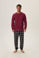 PIŻAMA MĘSKA HONOR 41919 AW24 - GRANATOWY, 3XL, 59X HENDERSON