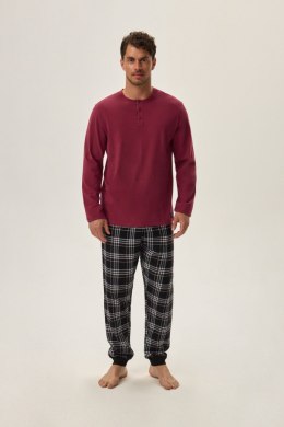 PIŻAMA MĘSKA HONOR 41919 AW24 - GRANATOWY, 3XL, 59X HENDERSON