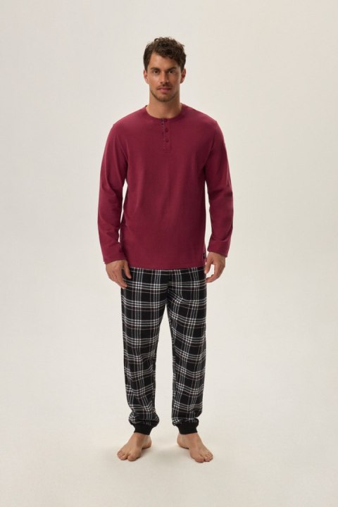 PIŻAMA MĘSKA HONOR 41919 AW24 - GRANATOWY, 3XL, 59X HENDERSON PIŻAMA MĘSKA HONOR 41919 AW24 - GRANATOWY, 3XL, 59X HENDERSON