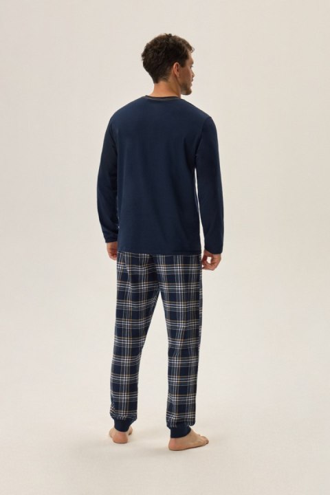 PIŻAMA MĘSKA HONOR 41919 AW24 - GRANATOWY, 3XL, 59X HENDERSON PIŻAMA MĘSKA HONOR 41919 AW24 - GRANATOWY, 3XL, 59X HENDERSON