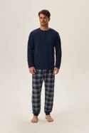 PIŻAMA MĘSKA HONOR 41919 AW24 - GRANATOWY, M, 59X HENDERSON