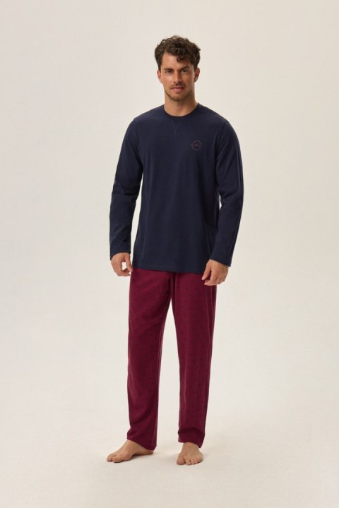 PIŻAMA MĘSKA HOPE 41915 AW24 - GRANATOWY, 2XL HENDERSON PIŻAMA MĘSKA HOPE 41915 AW24 - GRANATOWY, 2XL HENDERSON