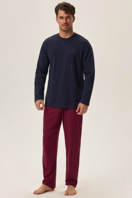 PIŻAMA MĘSKA HOPE 41915 AW24 - GRANATOWY, 3XL HENDERSON