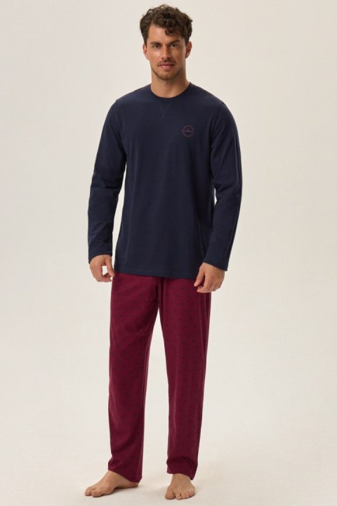 PIŻAMA MĘSKA HOPE 41915 AW24 - GRANATOWY, 3XL HENDERSON PIŻAMA MĘSKA HOPE 41915 AW24 - GRANATOWY, 3XL HENDERSON