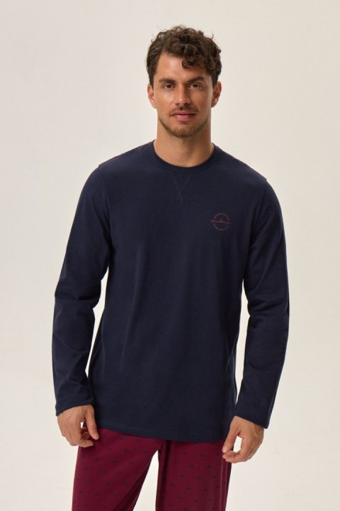 PIŻAMA MĘSKA HOPE 41915 AW24 - GRANATOWY, 3XL HENDERSON PIŻAMA MĘSKA HOPE 41915 AW24 - GRANATOWY, 3XL HENDERSON