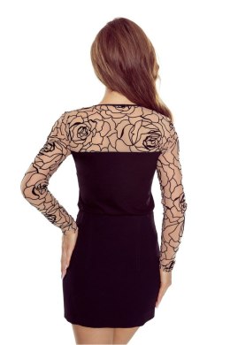 BLUZKA FAUSTINE PLUS - CZARNA, 3XL ELDAR