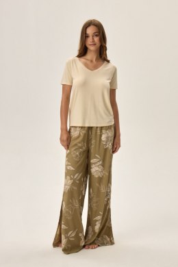 PIŻAMA DAMSKA FLEUR 41873 AW24 - OLIWKOWY, XL, 91X HENDERSON LADIES