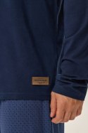 PIŻAMA MĘSKA HUNT 41920 AW24 - GRANATOWY, 3XL HENDERSON