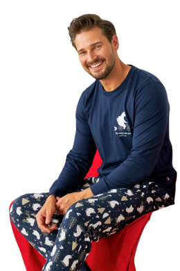 Piżama Męska Pmb.5263 J/24 - Navy_blue, M DOCTOR NAP