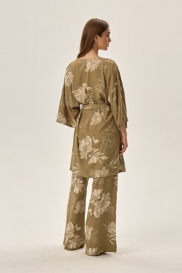 SZLAFROK DAMSKI FLEUR 41872 AW24 - OLIWKOWY, 2XL HENDERSON LADIES
