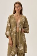 SZLAFROK DAMSKI FLEUR 41872 AW24 - OLIWKOWY, 2XL HENDERSON LADIES