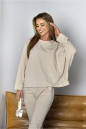 BLUZA CLEA - BRĄZ, L/XL OFF PINK