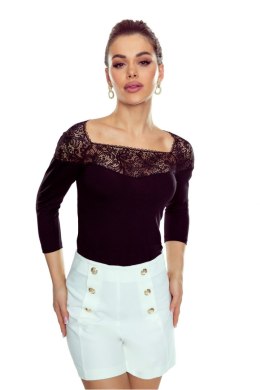 BLUZKA LILIANA - CZARNA, XL ELDAR