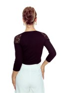 BLUZKA LILIANA - CZARNA, XL ELDAR