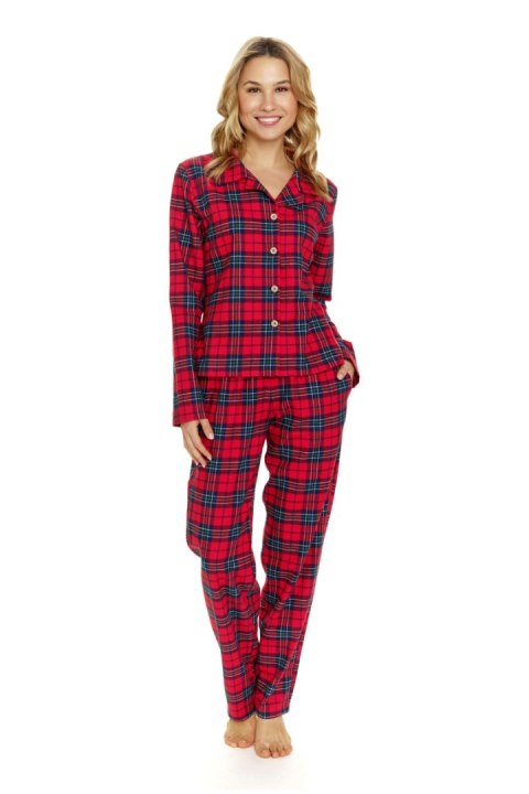 PIŻAMA DAMSKA PM.7125 J/24 - CZERWONY, XL DOCTOR NAP PIŻAMA DAMSKA PM.7125 J/24 - CZERWONY, XL DOCTOR NAP
