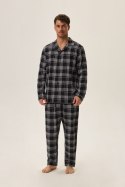 PIŻAMA MĘSKA HONOR 41943 - CZARNY, 2XL HENDERSON