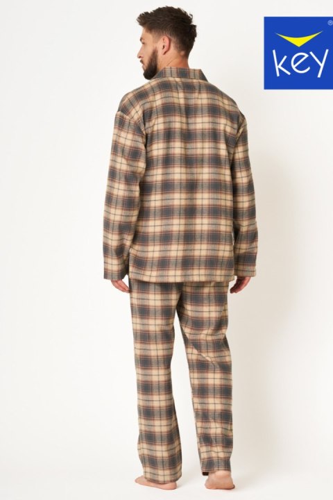 PIZAMA MĘSKA MNS 402 B24 - BRĄZOWA, XL KEY PIZAMA MĘSKA MNS 402 B24 - BRĄZOWA, XL KEY
