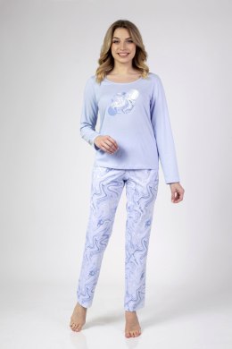 672 PIŻAMA DAMSKA BIG - FIOLETOWY, 3XL, 2 REGINA