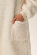 HOMEWEAR BLUZA DAMSKA FUNE 41952 AW24 - KREMOWY, L/XL HENDERSON LADIES