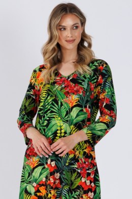 KOSZULA DAMSKA IDOJA 1491 - ZIELONY, 2XL LEVEZA
