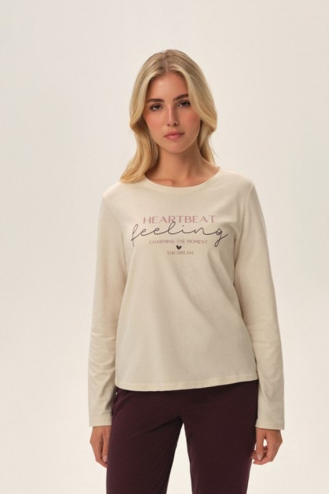 PIŻAMA DAMSKA FREJA 42709 AW24 - KREMOWY, 2XL HENDERSON LADIES PIŻAMA DAMSKA FREJA 42709 AW24 - KREMOWY, 2XL HENDERSON LADIES