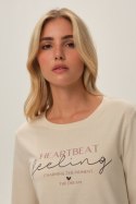 PIŻAMA DAMSKA FREJA 42709 AW24 - KREMOWY, 2XL HENDERSON LADIES