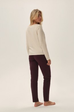 PIŻAMA DAMSKA FREJA 42709 AW24 - KREMOWY, M HENDERSON LADIES