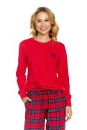 PIŻAMA DAMSKA PM.7127 J/24 - RED, XL DOCTOR NAP