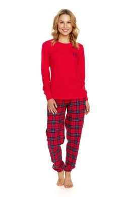 PIŻAMA DAMSKA PM.7127 J/24 - RED, L DOCTOR NAP