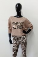 BLUZKA AGATHA 2 - CAPPUCCINO, UNIWERSALNY OFF PINK