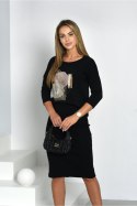 BLUZKA TIFFANY - STALOWY, 44 OFF PINK