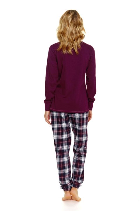 PIŻAMA DAMSKA PM.7100 BIG J/24 - BURGUNDY, XXL DOCTOR NAP PIŻAMA DAMSKA PM.7100 BIG J/24 - BURGUNDY, XXL DOCTOR NAP