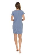 KOSZULA DAMSKA 9504 J/24 - DEEP BLUE, L, 1 DOCTOR NAP