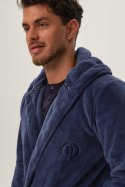 SZLAFROK MĘSKI HOOD 41940 AW24 - NIEBIESKI, M HENDERSON