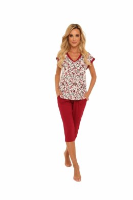 489 PIŻAMA_MIA_KR_RĘK_3/4_SP - GRANAT, 2XL DE LAFENSE