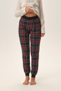 PIŻAMA DAMSKA FLORENCIA 41902 AW24 - BEŻOWY, XL HENDERSON LADIES