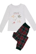 PIŻAMA DAMSKA FLORENCIA 41902 AW24 - BEŻOWY, XL HENDERSON LADIES