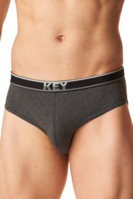 SLIPY MĘSKIE MPP 261 B24 - GRAFITOWY-SZARY, XL KEY