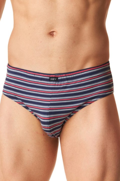 SLIPY MĘSKIE MPP 305 B24 - CZERWONY-NIEBIESKI, M KEY