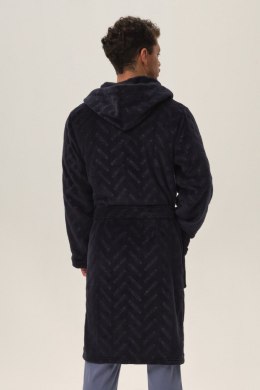SZLAFROK MĘSKI HACKER 41942 AW24 - GRANATOWY, XL HENDERSON