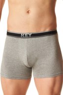 BOKSERKI MĘSKIE MXH 261 B24 - SZARY, XL KEY