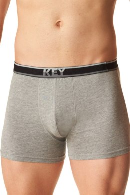 BOKSERKI MĘSKIE MXH 261 B24 - SZARY, XXL KEY