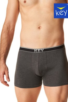 BOKSERKI MĘSKIE MXH 261 B24 - SZARY, XXL KEY