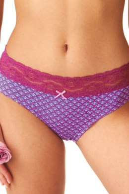 FIGI DAMSKIE LPC 529 B24 - FIOLETOWY-NIEBIESKI, XXL KEY