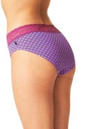 FIGI DAMSKIE LPC 529 B24 - FIOLETOWY-NIEBIESKI, XXL KEY