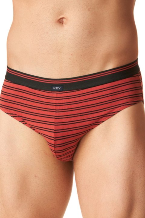 SLIPY MĘSKIE MPP 321 B24 - CZARNY-CZERWONY, XL KEY SLIPY MĘSKIE MPP 321 B24 - CZARNY-CZERWONY, XL KEY