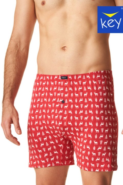 SZORTY MĘSKIE MXC 513 B24 - CZERWONY, XXL KEY SZORTY MĘSKIE MXC 513 B24 - CZERWONY, XXL KEY