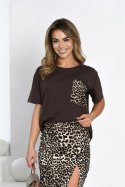 BLUZKA JUDITH - CZARNY, XL OFF PINK