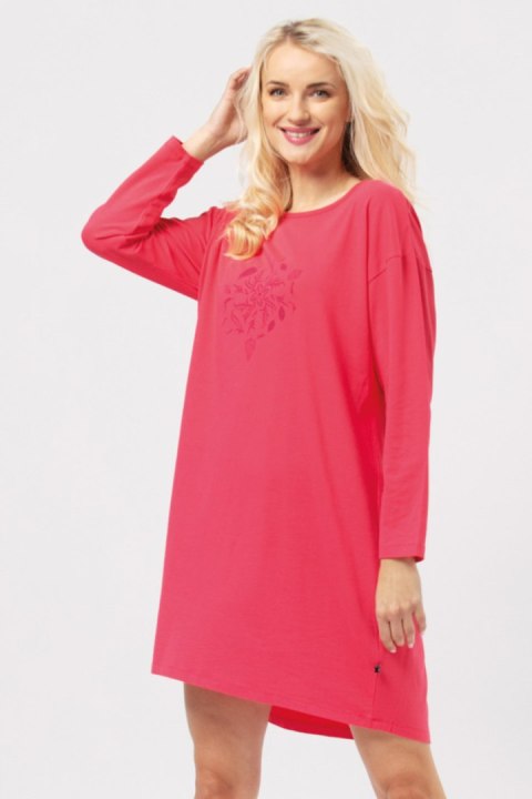 KOSZULA NOCNA DAMSKA LND 928 B24 - CZERWONY, XL KEY KOSZULA NOCNA DAMSKA LND 928 B24 - CZERWONY, XL KEY